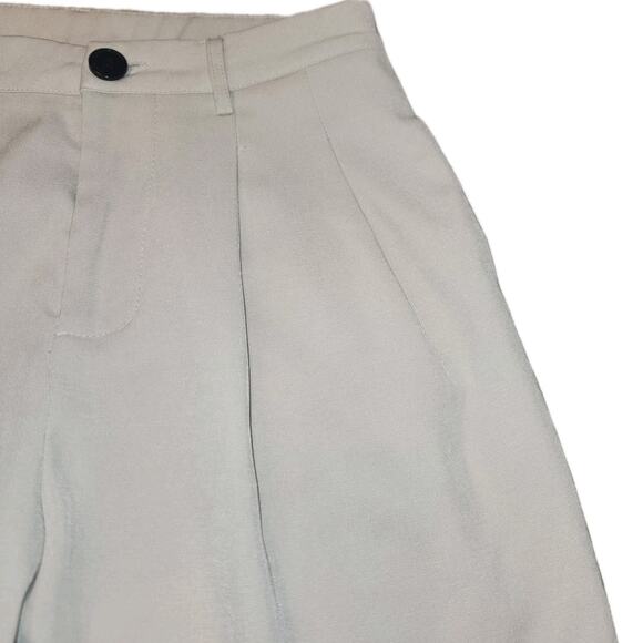 NWOT Dazy High Rise Khaki Wide Leg Ankle Length Pants W/pockets Sz M - Picture 2 of 4